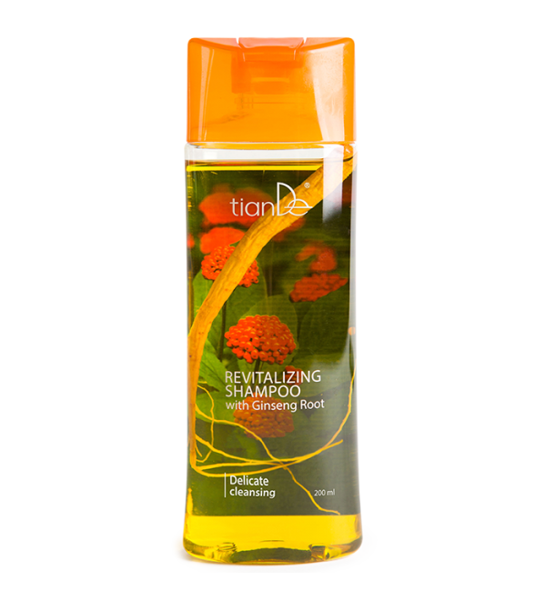Atkuriantis šampūnas su ženšenio šaknimi, 200 ml