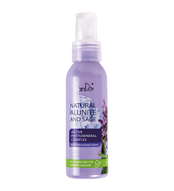 Purškiamas kūno dezodorantas „Gamtinis alunitas ir šalavijas“, 100 ml