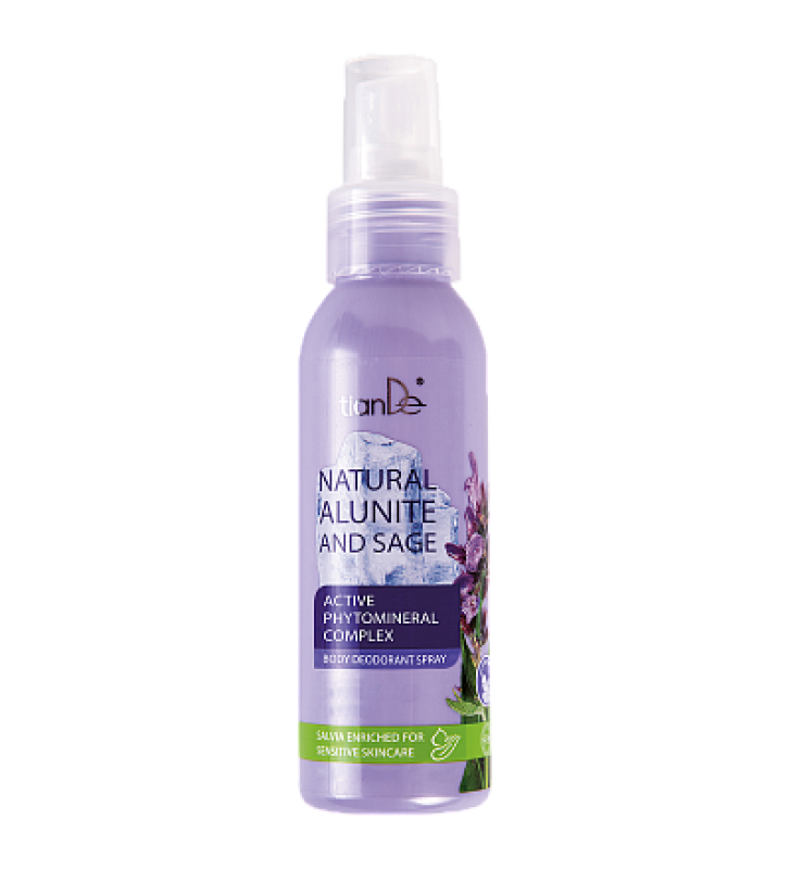 Purškiamas kūno dezodorantas „Gamtinis alunitas ir šalavijas“, 100 ml