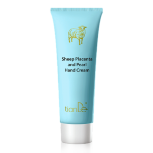 Kremas rankoms su placenta ir perlais, 80 ml.