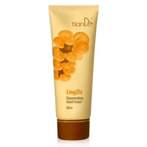 Jauninamasis kremas rankoms su linčži grybo ekstraktu, 80ml.
