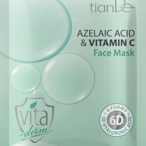 Veido kaukė su azelaino rūgštimi ir vitaminu C, 1 vnt.