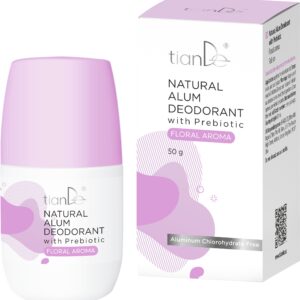 Natūralus alūno dezodorantas su prebiotikais, gėlių aromato, 50 g