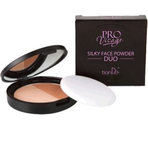 Šilkinė pudra veidui “Duo”, 10g.