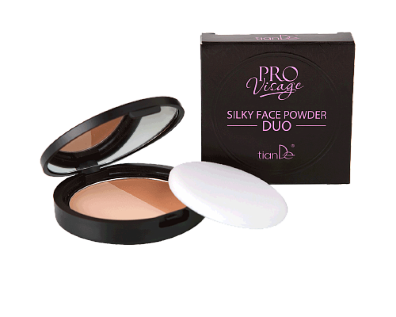 Šilkinė pudra veidui “Duo”, 10g.